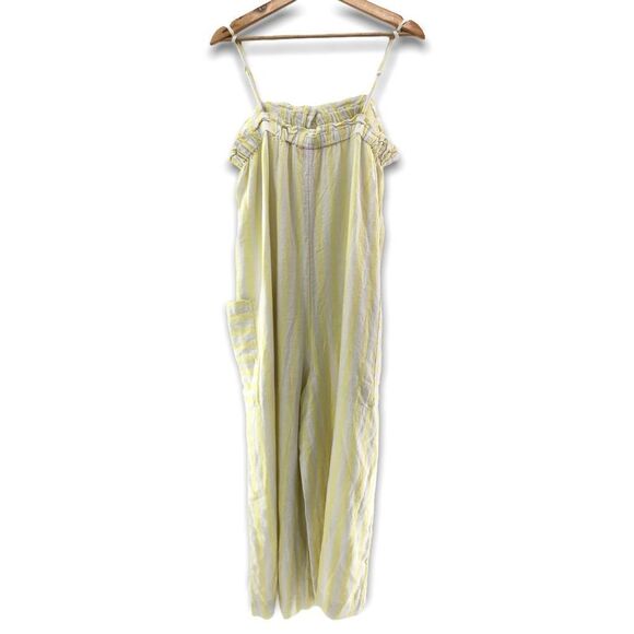 Stoney Clover Lane x Target Striped Jumpsuit Light Yellow Large - Picture 3 of 8